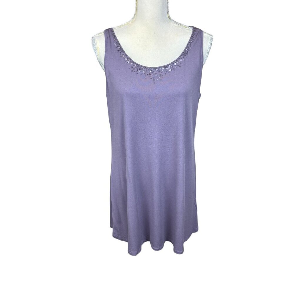 Eileen Fisher blouse, size Medium, 100% silk, sleeveless, summer, party, dressy